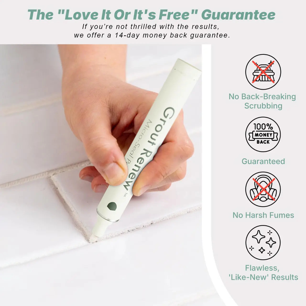 Bring your grout back to its best — effortlessly.