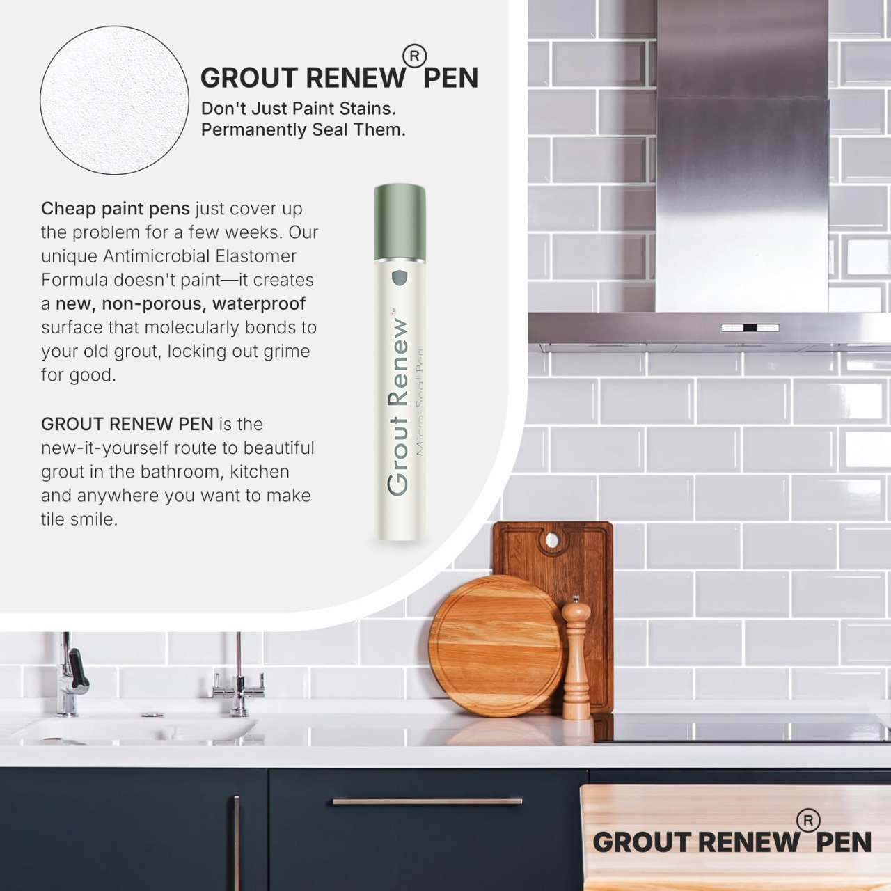 Bring your grout back to its best — effortlessly.